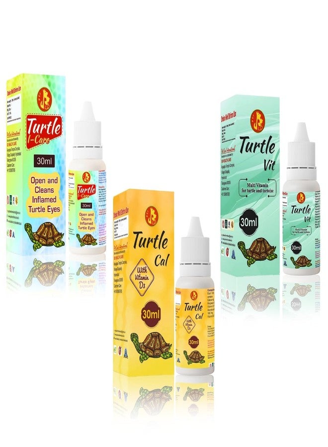 سايج سكوير قطرات سيج سكوير للعناية بالحيوانات الأليفة الدولية للسلاحف، فيتامينات، كالسيوم - تدعم انتفاخ العيون، وتقوية الصدفة، والصحة العامة | غنية بالكالسيوم والفيتامينات والمعادن للسلاحف | العناية اليومية الأساسية (30 مل) - Image 1